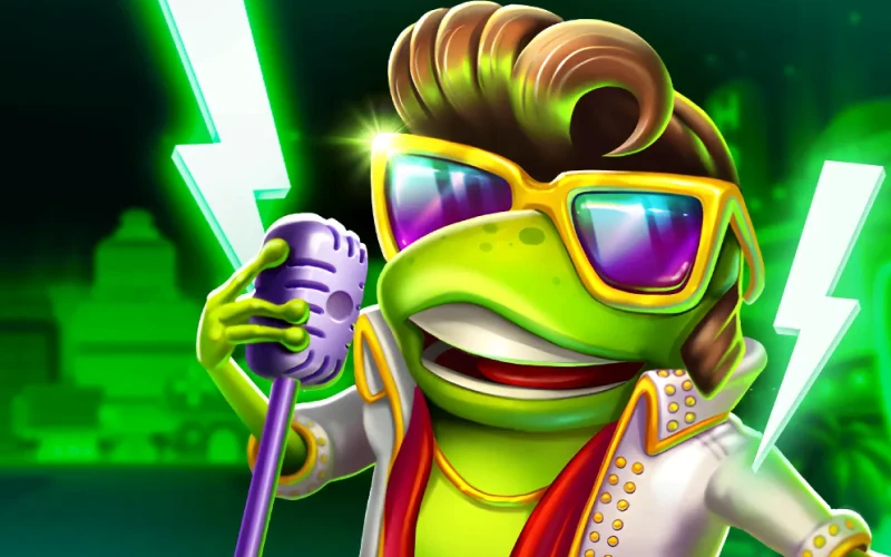 Elvis Frog in Vegas es un juego emocionante disponible en 1Win oficial.